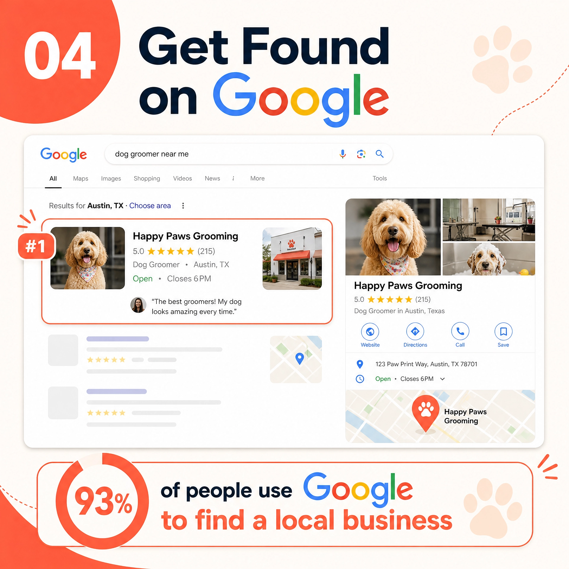 Get found on Google by local pet parents